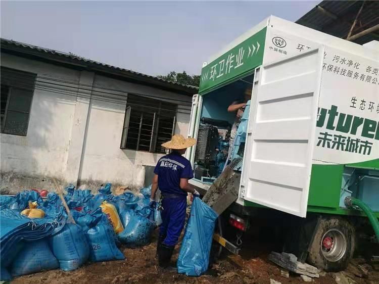 蠡县工业污泥压干处理